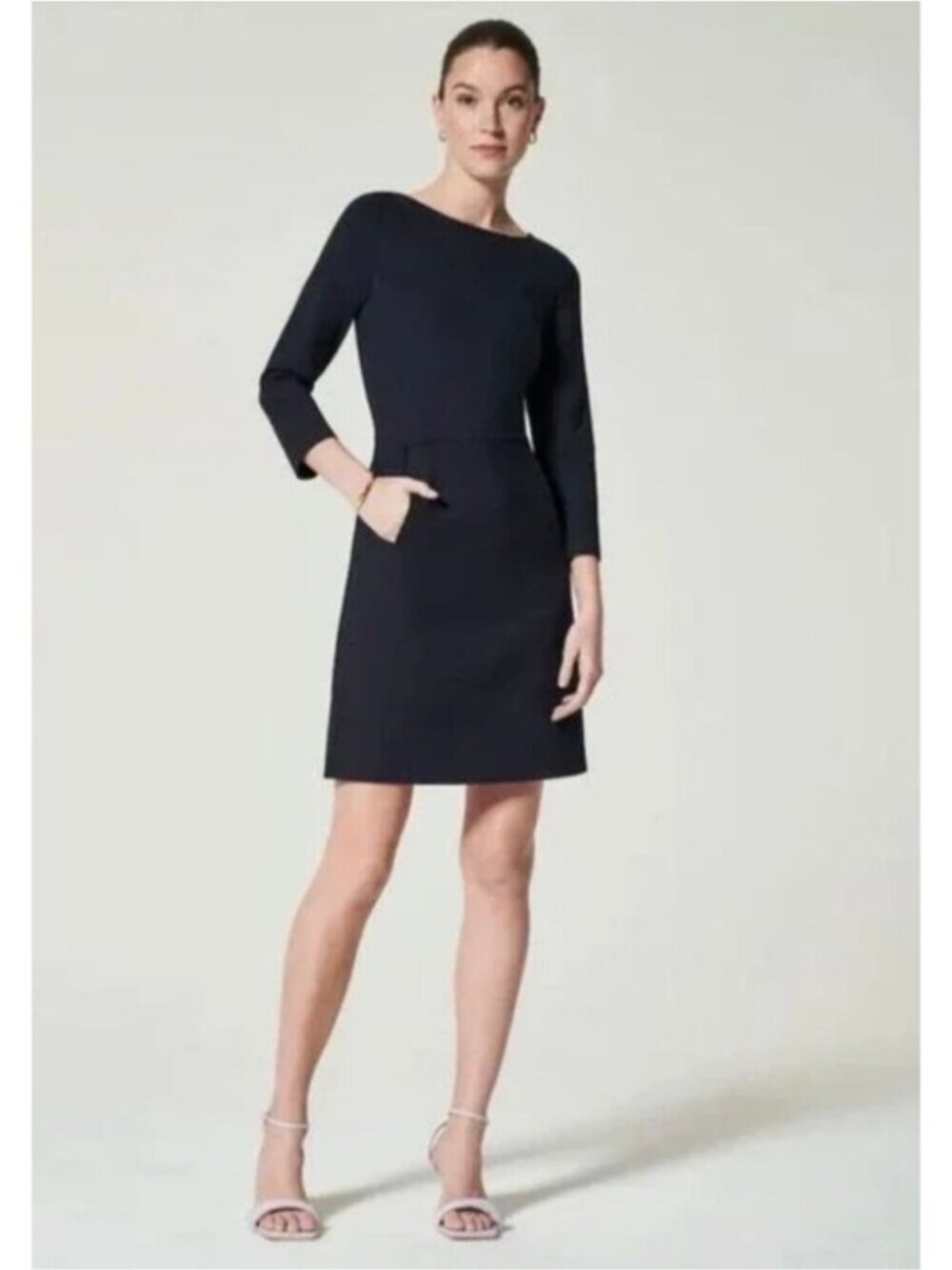 Spanx The Perfect Shift Black Dress Women Size Medium